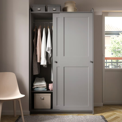 IKEA HAUGA Sliding Wardrobe 118x55x199 2