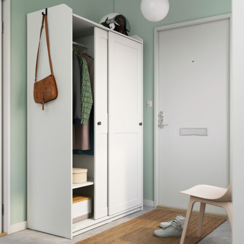 IKEA HAUGA Sliding Wardrobe 118x55x199 2