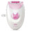 Epilator med ledning til langvarig glat hud, lyserød 1