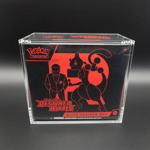 Pokemon Elite Trainer Box ETB Premium Acrylic Magnetic Case Protector