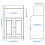 IKEA HAUGA Cabinet 70x46x116 cm 3