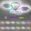 LED Ceiling Fans With Lights Dimmable Remote Control App Control for Bedroom 2