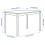 IKEA HAUGA Table 118x74x75 cm 4