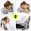 Cuscino da ufficio ergonomico - HYPERMOTION - HyperMotion - Foro traspirante - Supporto per testa e collo - Sfoderabile (grigio) 2