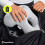 Cuscino da ufficio ergonomico - HYPERMOTION - HyperMotion - Foro traspirante - Supporto per testa e collo - Sfoderabile (grigio) 6