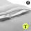 Cuscino da ufficio ergonomico - HYPERMOTION - HyperMotion - Foro traspirante - Supporto per testa e collo - Sfoderabile (grigio) 5