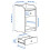IKEA HAUGA Bedroom Set 2 Piece 138x46x84 cm 2