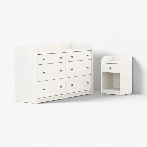 IKEA HAUGA Bedroom Set 2 Piece 138x46x84 cm