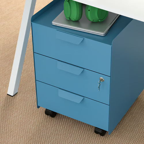 IKEA TROTTEN 3 Drawer Office Cabinet 1
