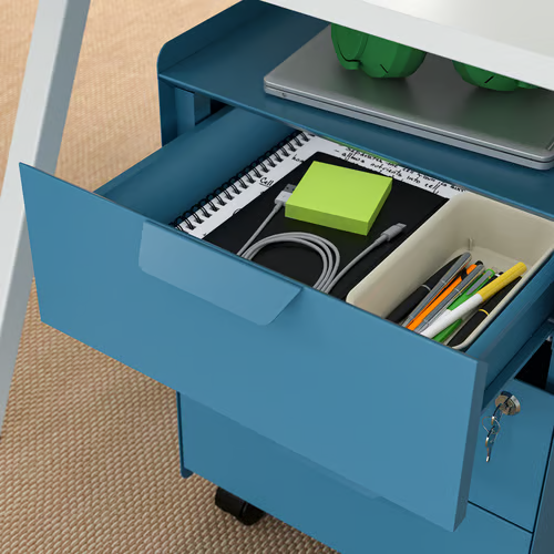 IKEA TROTTEN 3 Drawer Office Cabinet 2