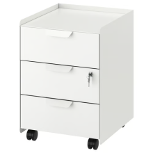 IKEA TROTTEN 3 Drawer Office Cabinet