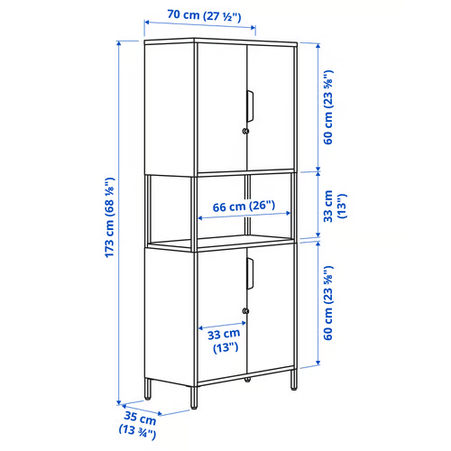IKEA TROTTEN Office Storage Cabinet 2