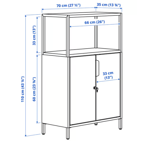 IKEA TROTTEN Office Storage Cabinet 2