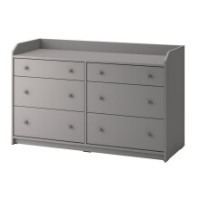 IKEA HAUGA Chest of 6 Drawers 138x46x84