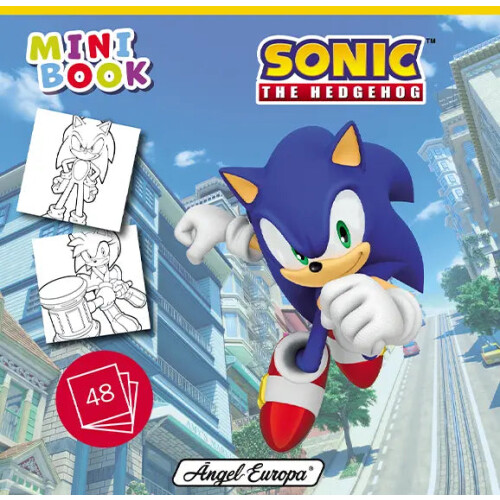 (Pack of 1) Sonic Mini Colouring Book, 48 sheets