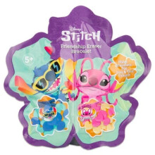 (1 Bracelet) Disney Stitch Tear & Share Friendship Eraser Bracelet Making Kit
