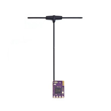ELRS 2.4G Receiver CRSF/SBUS 25-500 Hz High-Speed Refresh with 90mm T-Antenna for FPV Long Range Freestyle Drone