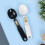 (Black)Cuchara de Pesaje con Precisión Electrónica para Comida Bebé Té Cocina Medición 5