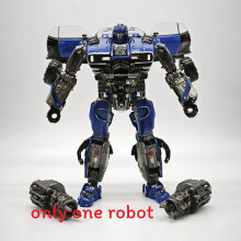 (Blue Warrior)Modellino Trasformatore Giocattolo Con Controllo Forza Per Collezionisti E Bambini Regalo Compleanno