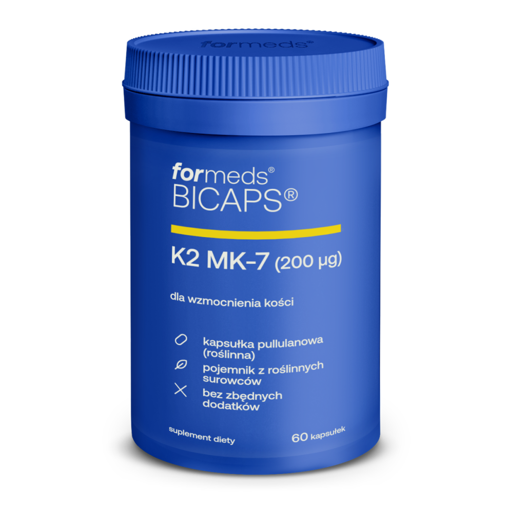 Bicaps K2 MK-7 capsules with vitamin K for strong bones 60 pcs. - Image 3