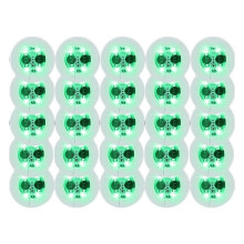 25 Stück LED-Untersetzer Leuchtende Untersetzer LED-Flaschenlicht Flaschenverzierung LED-Aufkleber Untersetzer Leuchtend für Getränke Grün