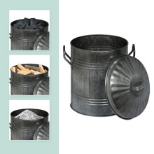 Aschenbecher mit Deckel 10 l