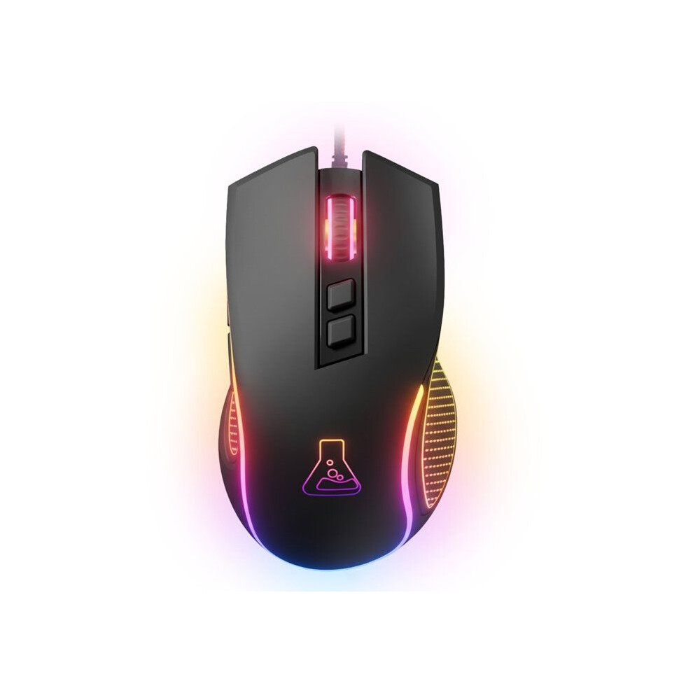 The G-Lab Gaming-Maus Mit Kabel - Kult Thorium - 12800 Dpi - Ergonomisch - 7 Tasten - Rgb-Hintergrundbeleuchtung 3760162054903