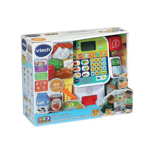 VTech VTech Super Kasse Magic'Scan, Spielzeugkasse für Kinder 1