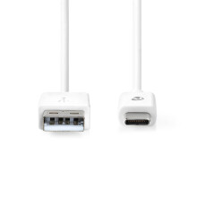 USB-C-zu-USB-C-Kabel, 3 m, 60 W, 480 Mbit/s, Schwarz
