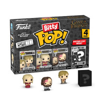 Funko Bitty Pop! GoT - Tyrion 4pk and a Surprise Mini Figure - 0.9 Inch (2.2 cm) - Game of Thrones Collectible Stackable Display Shelf Included