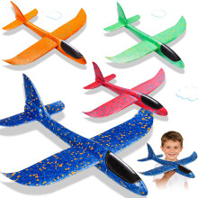 37cm Glider Planes for Kids 4PCS Foam Plane Toys, Polystyrene Airplane