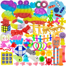 60PCS Sensory Fidget Toys Pack,Stress Relief for Kids Adult ADHD