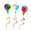 3 PCS Hot Air Balloon Wind Spinner, Wind Spinners for Garden 1