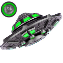 Space Fidget Spinners Metal for Kids Adults, UFO Finger Hand Spinner, Fidget Sensory Toys, Stress Relief Toy, ADHD, Autism Desk Office Toy