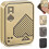 Fidget Slider, Relieve Stress Anxiety Hand Spinners Toy (Gold A) 1