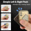 Fidget Slider, Relieve Stress Anxiety Hand Spinners Toy (Gold A) 3