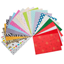 Jtnohx Pattern Felt Sheets, Printed Felt Fabric, 23 Pcs Colour Fabric for Crafts, 20x30cm Craft Material for Sewing and DIY Projects