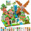 Magnetic Blocks for Kids Age 3+, 100PCS (Forest House) 1