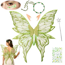 Fairy Wings, 5Pcs Butterfly Wings, Fairy Costume, Sparkling Sheer Wings