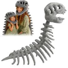Dinosaur Skeleton Costume Set, 80CM Spinosaurus Plush Dino Outfit