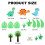 16Pcs Dinosaurs Cake Decoration, 3D Jungle Dino Egg Leaf Tree Decor 2