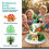 16Pcs Dinosaurs Cake Decoration, 3D Jungle Dino Egg Leaf Tree Decor 6