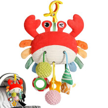 Baby Pram Toys 0-6 Months, Baby Sensory Newborn Toy 0 3 6 9 12 Months, Rattle Toys for Babies 0-6 Month, Fine Motor Skills Games