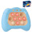 Quick Push Pop Game Fidget Toy for Kids Light Up Light Blue 1