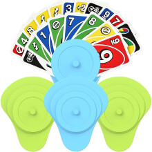 Playing Cards Holder for Little Hands, Multiple Layers Design for UNO Game Nights, Poker, Canasta, Spite Malice
