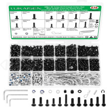 638Pcs Universal RC Screw Assortment Kit, 10.9 Grade Carbon Steel