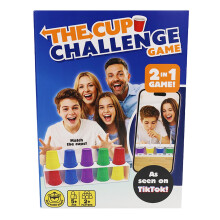 Game | 2-in-1 Viral TikTok Party Game for Kids, Teens & Adults | Blind Colour Matching & Taste Test Guessing Game with 10 Cups & Stand