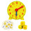 Learning Clock Includes 3 Dice and 12 Double-Sided Cards Teaching Clocks 1