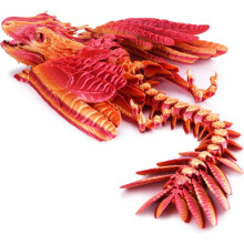 Feathered Wyvern Dragon,3D Printed Dragon, Articulated Dragons with Wings, 3D Printed Toys, Desktop Pet - Perfect for Fantasy Enthusiasts