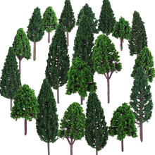 24 Pieces Model Building Trees, Mixed Model Trees, Landscape Model Trees